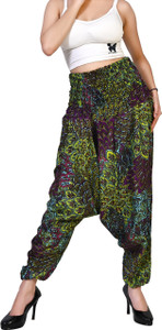 FusFus Printed Rayon, Cotton Women Harem Pants