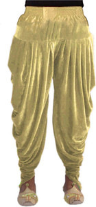 Krypmax Solid Velvet Men Harem Pants