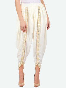 SriSaras Solid Rayon Women Harem Pants