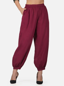 NYPA Solid Rayon Women Harem Pants