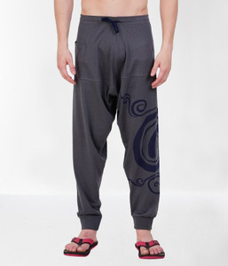 WAAMY Printed Cotton Men Harem Pants