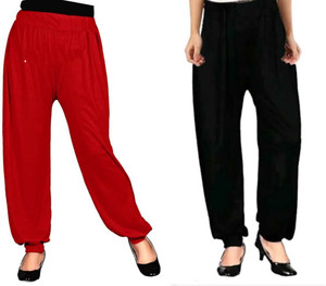 MADE4GOOD Solid Cotton Women Harem Pants