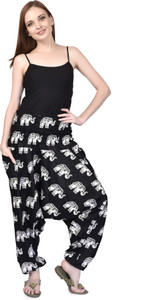 iCare Printed Cotton Women Harem Pants