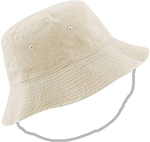 Adorazone Unisex Cotton Bucket Hat (Hat circumference 22.8" / 58cm)