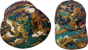 Kumar's Trend Cotton Army Military Cobra Print Hat and Cap