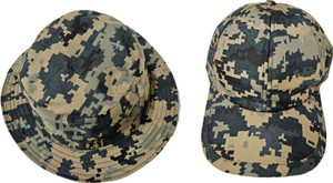 Kumar's Trend Army Military Bsf Hat with Cap Combo Reversible Camouflage Bucket Boonie Hats.