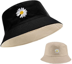 NIRMATSARAY Bucket Hat Simple Summer Cap Packable Reversible Sun Hat for Women, Men