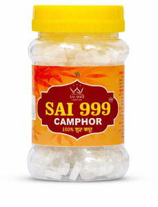 SAI999 Camphor Tablet Jar( 300 Tablets * Pack Of 1) For Puja,Aarti,Meditation,Havan.