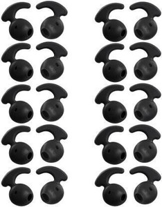 BUMTECH 20 Pcs (10 Pair) Anti-Slip Silicone Replacement Ear Tips U EO-BG920 Bluetooth Earphone (Black) In The Ear Headphone CushionÂ Â (Pack of 20, Black) In The Ear Headphone Cushion (Pack of 20, Black) In The Ear Headphone Cushion