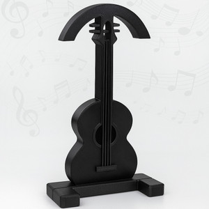 CUBIX3D Guitar Headphone Stand Black - Image 6