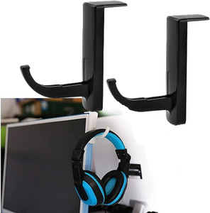 KAHDGSS Headphone PC Mount Holder Headset Hanger Tape Sticker For Desk PC Earphone Storage Adhesive Collection