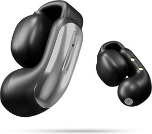 PTron Bassbuds Vortex w/ 50Hrs Playtime, Open-Earclips, Pristine Audio, AI-ENC Calls Bluetooth