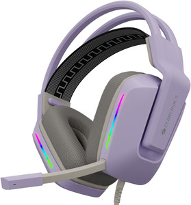 ZEBRONICS Zeb-Havoc Premium Headphone, Dolby Atmos Subscription,Suspension Headband,RGB Wired Gaming