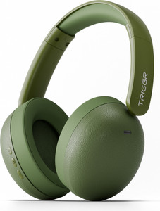 TRIGGR Punkheadz Z3 with Latest BT v6.0, 50H Battery, Dual Pairing, 40mm Drivers, ENC Bluetooth