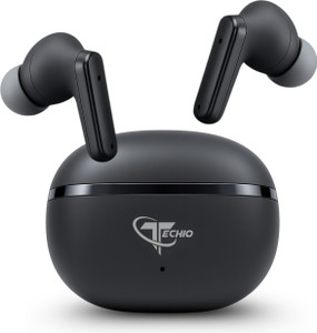 TECHIO BassEdge Earbuds, 40 Hours Playback, Touch Control, ENC, 13mm Drivers Bluetooth Price in India - Buy TECHIO BassEdge Earbuds, 40 Hours Playback, Touch Control, ENC, 13mm Drivers Bluetooth Online - TECHIO : Flipkart.com