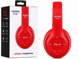 VEDRID P47 Wireless Headphone Blue - Image 6