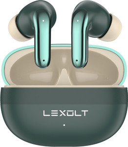 Lexolt AiDops 100 Hour Playback & ENC Fast Charging Rich Bass Bluetooth TWS Earbuds Bluetooth