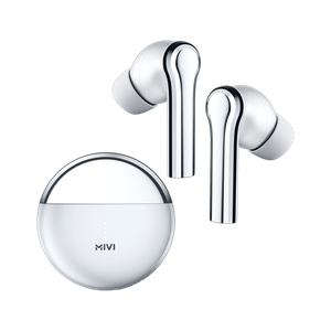 Mivi DuoPods i5 TWS,Metallic Finish,13mm Bass,50H Playtime,BT v5.3 Earbuds and more Bluetooth