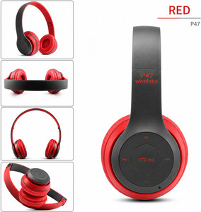 akiranix P47 Bluetooth Headphone - Multicolor - Image 4