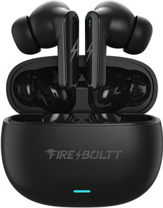 Fire-Boltt Aura TWS Earbuds with 40 Hours Playback, Quad Mic ENC & 40ms Game Mode BT V 5.3 Bluetooth Headset