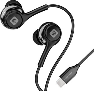 MAK POWER Type C Wired Headphones with Noise Isolation and Clear Voice Calls Wired