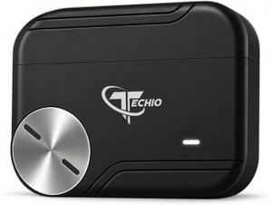 TECHIO AirBeats Wireless Earbuds with Dual Mic ENC for Clear Calls, 60H Playback Bluetooth