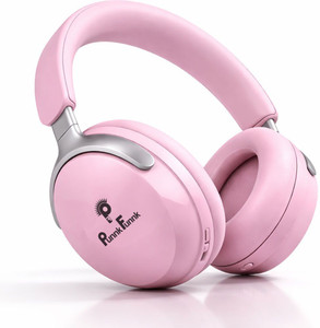 PunnkFunnk Super Bass Beast Mode Bluetooth Headset with 70 Hours Playback, 40ms Low Latency Bluetooth