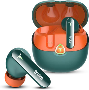 truke BTG Flex buds with Dual Pairing, 60Hrs Battery, HIFI DSP Audio,4Mic,ENC,5.4v Bluetooth Gaming