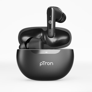 PTron Bassbuds Vibe w/ 34 Hrs Playback,Clear Calls,13mm Dynamic Drivers,Bluetooth V5.3 Bluetooth