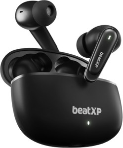 beatXP Wave XPods with 50H Playtime, Quad Mic ENC, Gaming Mode, BT 5.3 Earbuds Bluetooth