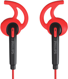 PHILIPS TAA1009RD/94 Red Wired Earphones - Image 6