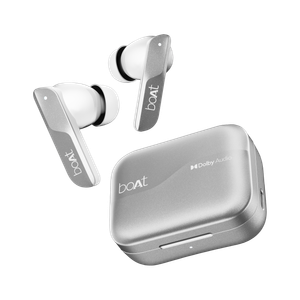 boAt Airdopes 800 w/ Dolby Audio, 4 Mics AI-ENx Tech, Titanium Drivers & ASAP Charge Bluetooth