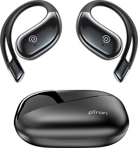 PTron Bassbuds Trendz w/ 45hrs Playtime, AI-ENC Calls, 14.2mm Driver, Custom EQ Bluetooth