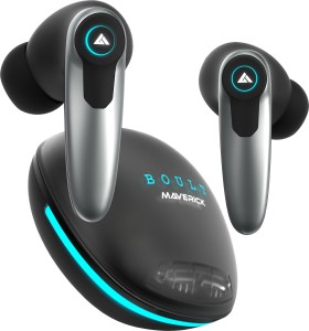 Boult Maverick with 4 Mic ENC, 35Hrs Battery, Low Latency Gaming, Made in India, 5.3v Bluetooth Headset
