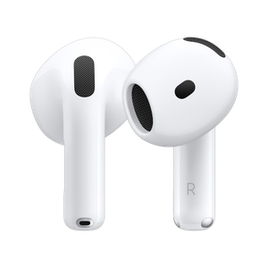 Apple AirPods 4 Wireless Earbuds, Personalised Spatial Audio,Sweat and Water Resistant Bluetooth