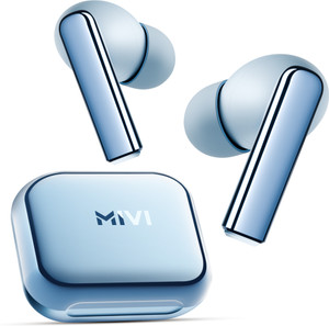 Mivi DuoPods i3 TWS,13mm Bass,45+H Playtime,AI ENC,Low Latency,Type C,5.3 BT Bluetooth
