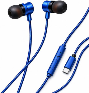 uddo X1 Bass Type C Connector Earphone,13 mm Driver ,DAC Chip ,ENC Inline MIc Control Wired