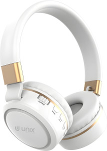 उनिक्स Wireless Headphones I 12 Hrs PlaytimeI 40MM Drivers I Foldable I Built in Mic हेडसेट