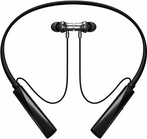 shopbucket Wireless Bluetooth 5.3 Neckband, 40H Battery, 13mm Bass, IP65 Bluetooth
