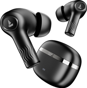 boAt Nirvana Ion with 120 Hours Playback & Crystal Bionic Sound by Hifi DSP 5 Bluetooth Headset (Charcoal Black, True Wireless)