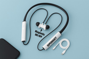 Superkraft Wireless buds 5 Upto 48H Playtime, ENC, Magnetic On/Off, Fast Charging Neckband Bluetooth Price in India - Buy Superkraft Wireless buds 5 Upto 48H Playtime, ENC, Magnetic On/Off, Fast Charging Neckband Bluetooth Online - Superkraft : Flipkart.com