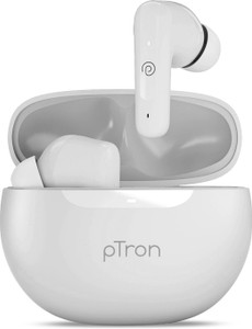 PTron Vibe w/ 50hrs Playtime, Mobile App, Clear Calls, 13mm Drivers, BT5.3 Bluetooth