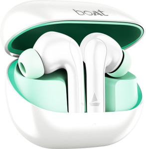 boAt Airdopes 155 w/ 40 hrs Playtime,In-Ear Detection,Quad Mics ENx Tech,ASAP Charge Bluetooth