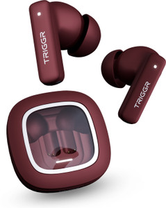 TRIGGR Apex S1 with Dual Pairing, 100H Battery, Quad Mic ENC, Rapid Pair, Rubber Finish Bluetooth