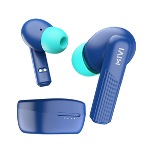 Mivi DuoPods D3 TWS,13mm Driver,Rich Bass,50H Playtime,AI ENC,Low Latency,Type C,5.3 Bluetooth