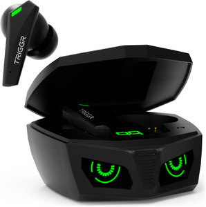 TRIGGR Kraken X1 with Battery Display, 40ms Latency, Quad Mic ENC, 40 Hr, v5.3 Bluetooth