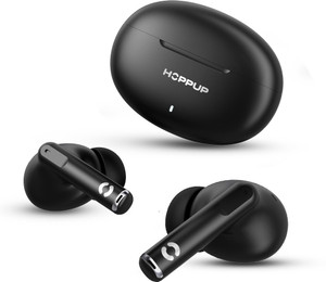 HOPPUP AirDoze S40 Earbuds with 13MM Drivers, 40H Playtime, Rage Mode,ENC & Type-C Bluetooth