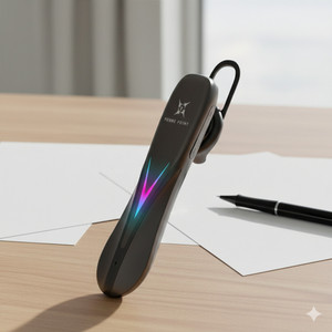 Doz BT X-Glow Pro One Side Single Bluetooth With Calling Mic Bluetooth