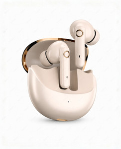 ROKAVO True Wireless Earbuds (Beige) - Image 1