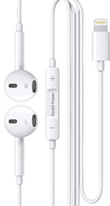 Rackit Power Earphone 8 pin for iPhone 14/13/12/11/XS - Image 1